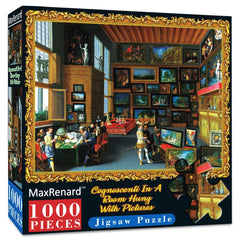 MaxRenard 1000-Piece Puzzle for Adults - Cognoscenti Room with Pictures