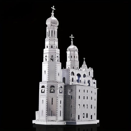DIY Metal Toy Castle Model 3D Game Puzzle Tower Model