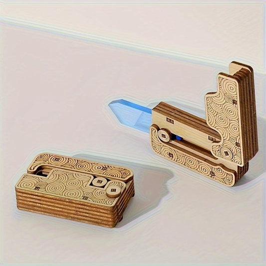Gravity DIY Toy Radish Decompression Wooden Puzzle Sensory Anxiety Stress Relief