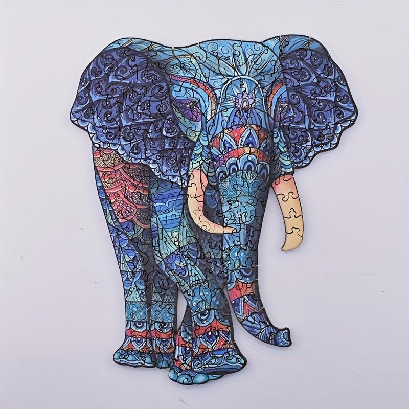 Elephant Wooden Puzzle for Adults