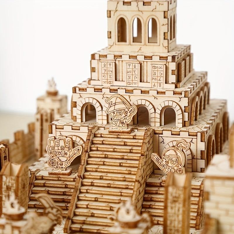 3D Wooden Puzzle: Ancient Ruins Secrets