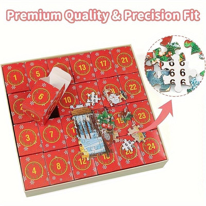 Christmas Advent Calendar Jigsaw Puzzles 1008 Pieces
