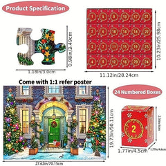 Christmas Advent Calendar Jigsaw Puzzles 1008 Pieces