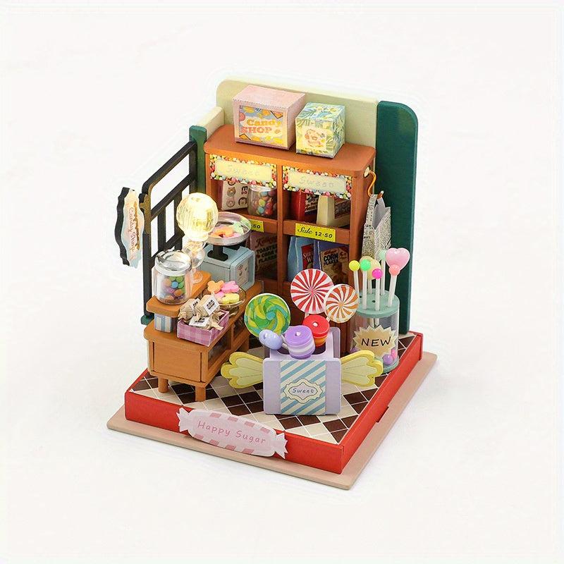 DIY Mini House 3D Puzzle Model Non-Mason Version
