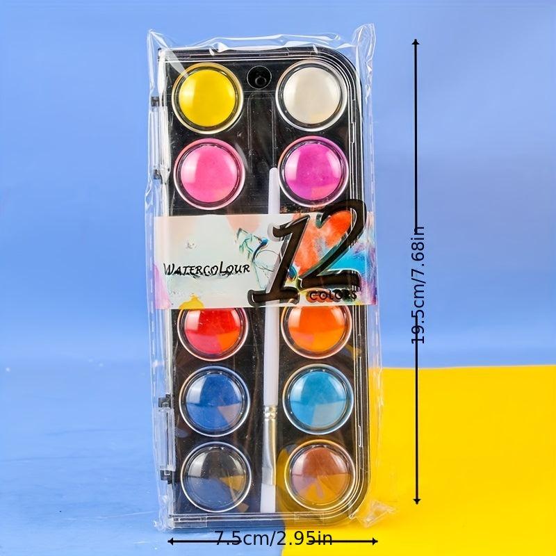 Watercolor Paint Set Beginner Art Painting 36 Colors