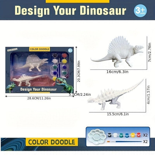 Dinosaur Coloring Mold Arts & Crafts Kit