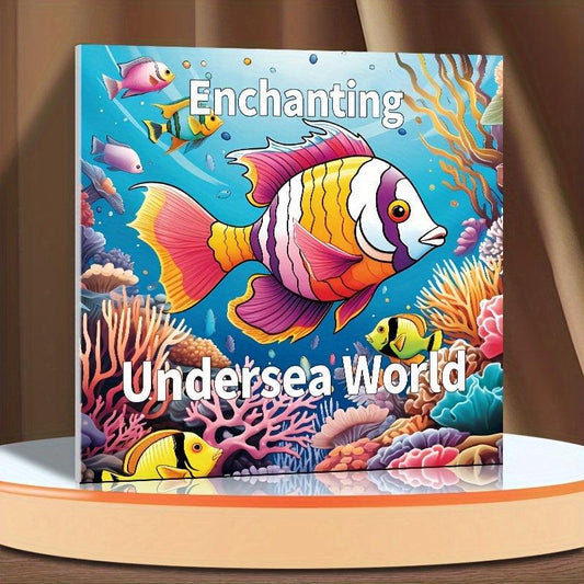 22pcs Fantasy Underwater World Coloring Book - Halloween Christmas Holiday Party