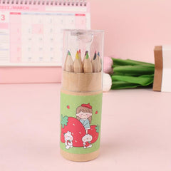 12 Colored Pencils Set with Sharpener for DIY Painting