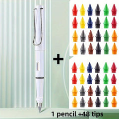 48pcs Colored Heads Pencil Macaron/Classic 0.5mm Magic Pen