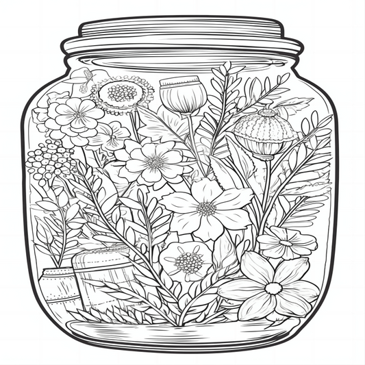 Thickened A4 Paper Coloring Book 25 Pages Top Flap Glue 1 World In The Jar