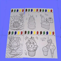 6pcs DIY Magical Watercolor Painting Toy For Kids