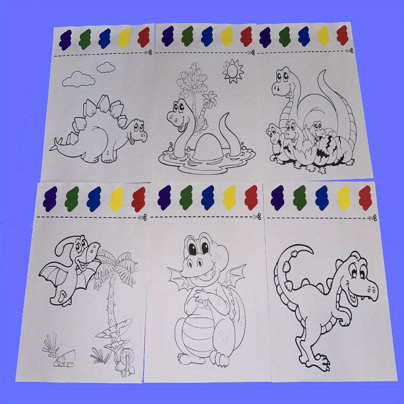 6pcs DIY Magical Watercolor Painting Toy For Kids