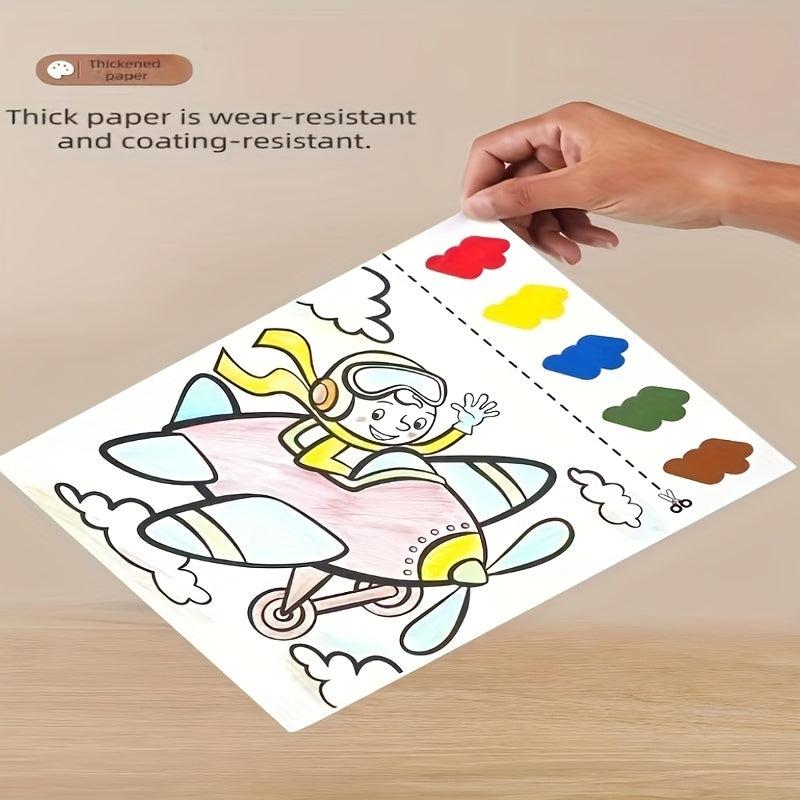 6pcs DIY Magical Watercolor Painting Toy For Kids