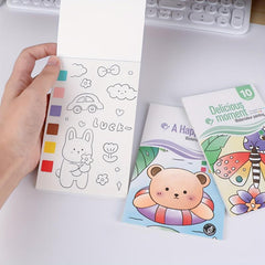 10pcs Watercolor Painting Set Student Coloring And Drawing Book