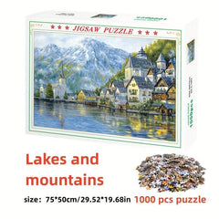 1000pcs Jigsaw Puzzles - Ideal Gift, Home Decor, Challenging Game
