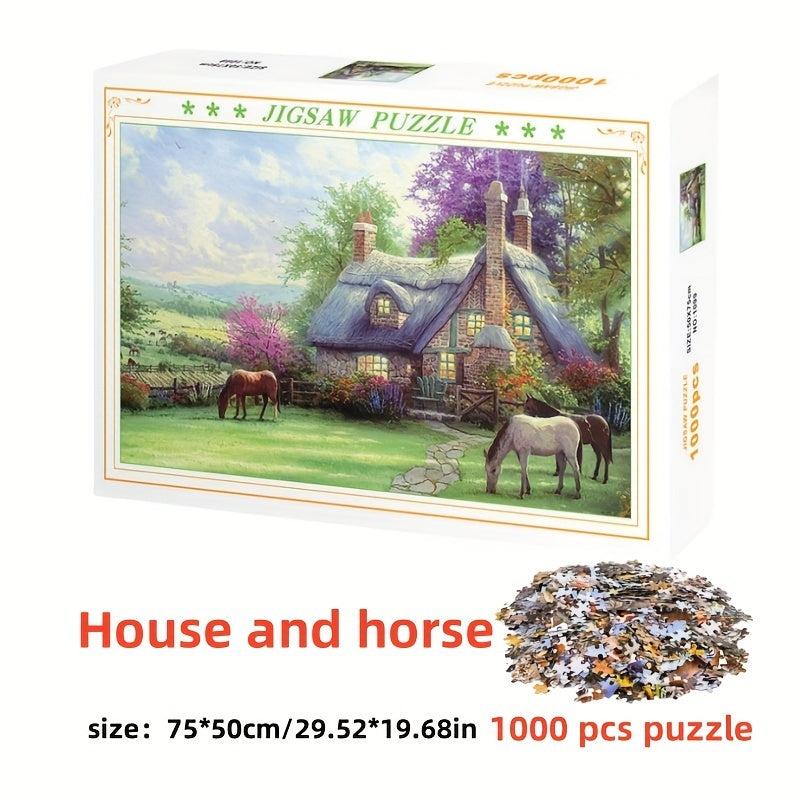 1000pcs Jigsaw Puzzles - Ideal Gift, Home Decor, Challenging Game