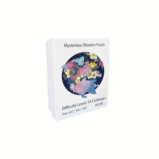 Fish Wooden Jigsaw Puzzle High Difficulty