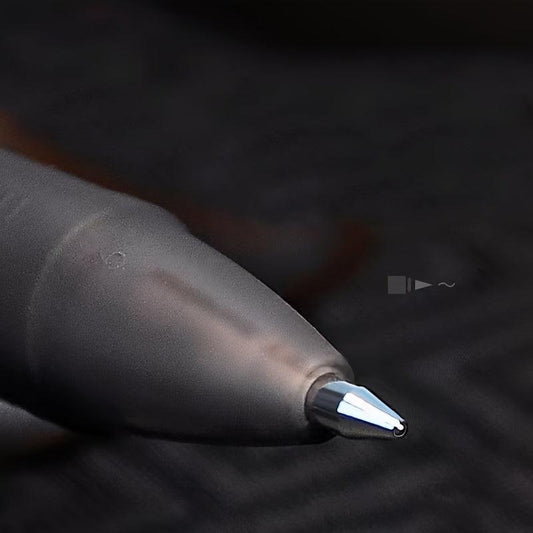 2pcs Carbon Fiber Signature Ink Pens Fine Tip Smooth