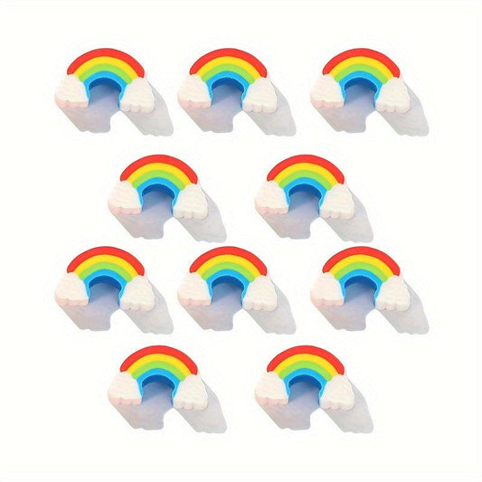30pcs Rainbow Mini Eraser Student Cartoon Halloween Christmas Gift