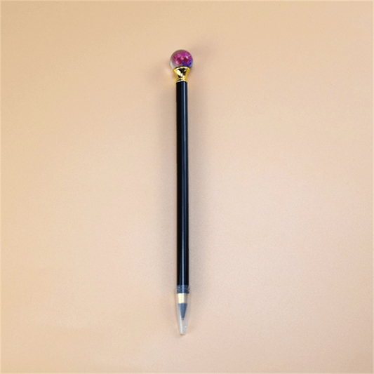 Creative Cartoon Crystal Flower Ball Metal Pencil