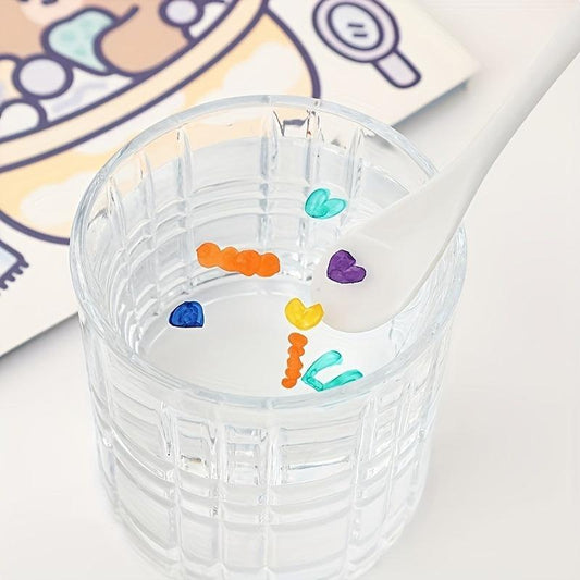 Set of 12 Water Painting Float Pens with Spoon Set