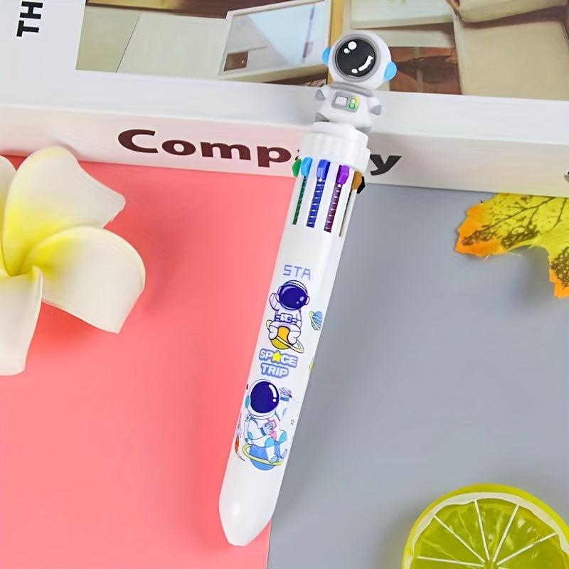 Cartoon 10 Ballpoint Pen Student Handbook School Prizes Office Marker Pen