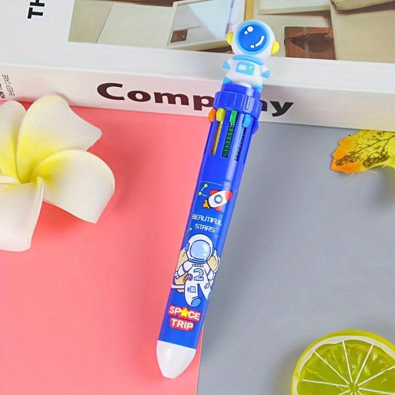 Cartoon 10 Ballpoint Pen Student Handbook School Prizes Office Marker Pen