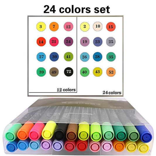 Water Marker Soft Tip Double Tip Watercolor Pencil Hand Painter Set Gift DIY Pen
