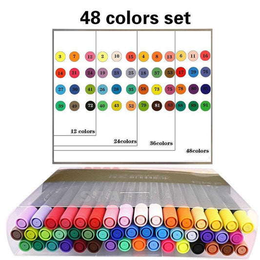 Water Marker Soft Tip Double Tip Watercolor Pencil Hand Painter Set Gift DIY Pen