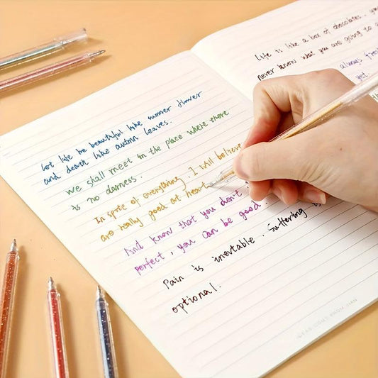 12colors Glitter Pen Colored Marker Pen Set For Kids Art