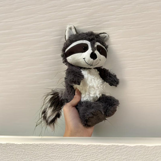 Raccoon Stuffed Toy Bear Doll Bed Sleeping Pillow Big Tail Animals