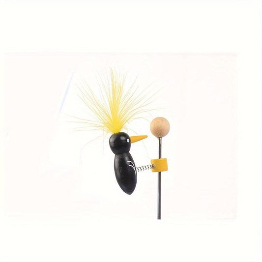 Woodpecker Decompression Toy Wooden Colored Toy