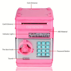 Piggy Bank For Kids Password Protection Large Electronic Money Banks