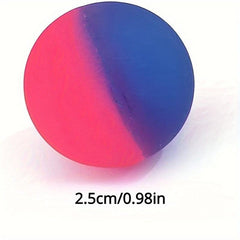 10pcs Rainbow Bouncy Balls Party Favors Halloween Birthday