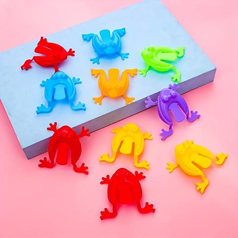 100pcs Jumping Frog Bouncing Toys Stress Relief Party Favors