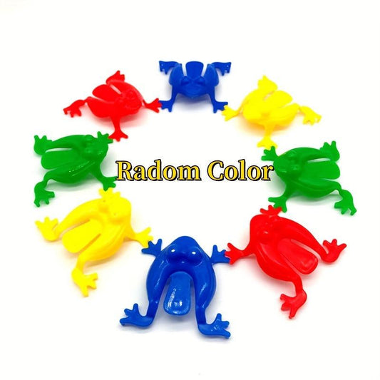 100pcs Jumping Frog Bouncing Toys Stress Relief Party Favors