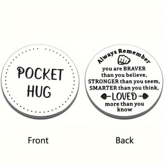 Inspirational Pocket Hug Back To School Her Him Birthday For Daughter