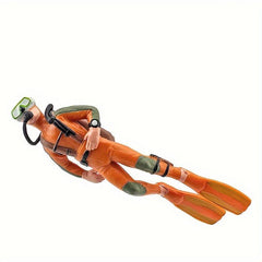 Plastic Seabed Exploration Diver Doll Scene Decoration Toys