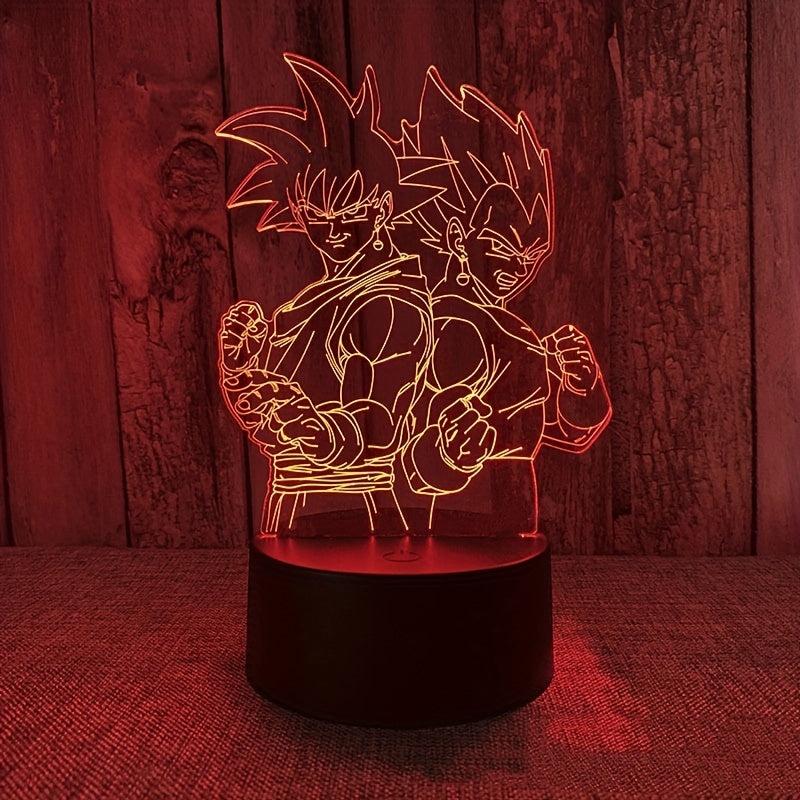 3D Led Night Light For Kid Anime Home Bedroom Sunset Lamp