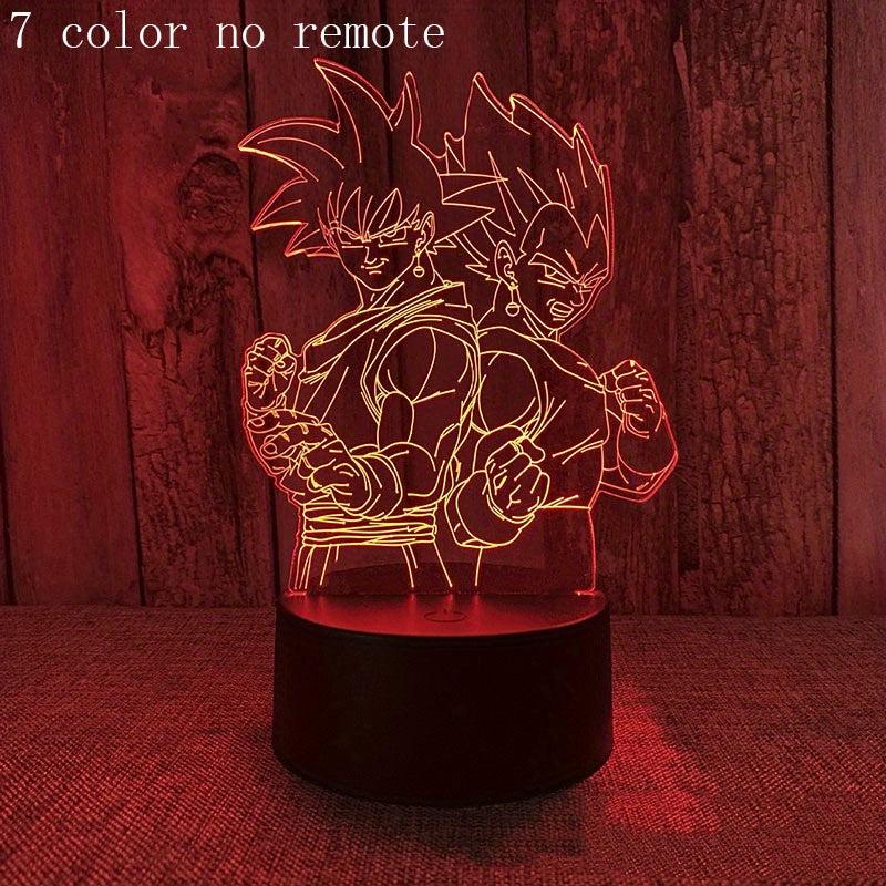 3D Led Night Light For Kid Anime Home Bedroom Sunset Lamp