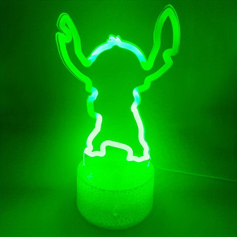 Anime Figure 3D Night Light for Desk LED PUBG Toys - Gift Room Decor