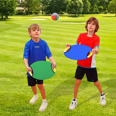 Large Soft Bouncy Ring & Catching Ball Set for Interactive Fun Indoor & Outdoor