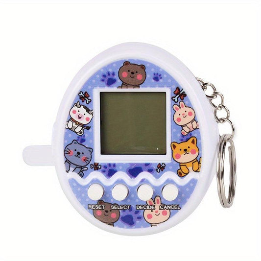 Electronic Pet Machine Mini Handheld Pet Egg Virtual Rabbit Keychain