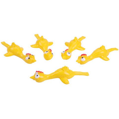 5pcs Slingshot Chick Catapult Flying Finger Birds Sticky Toy