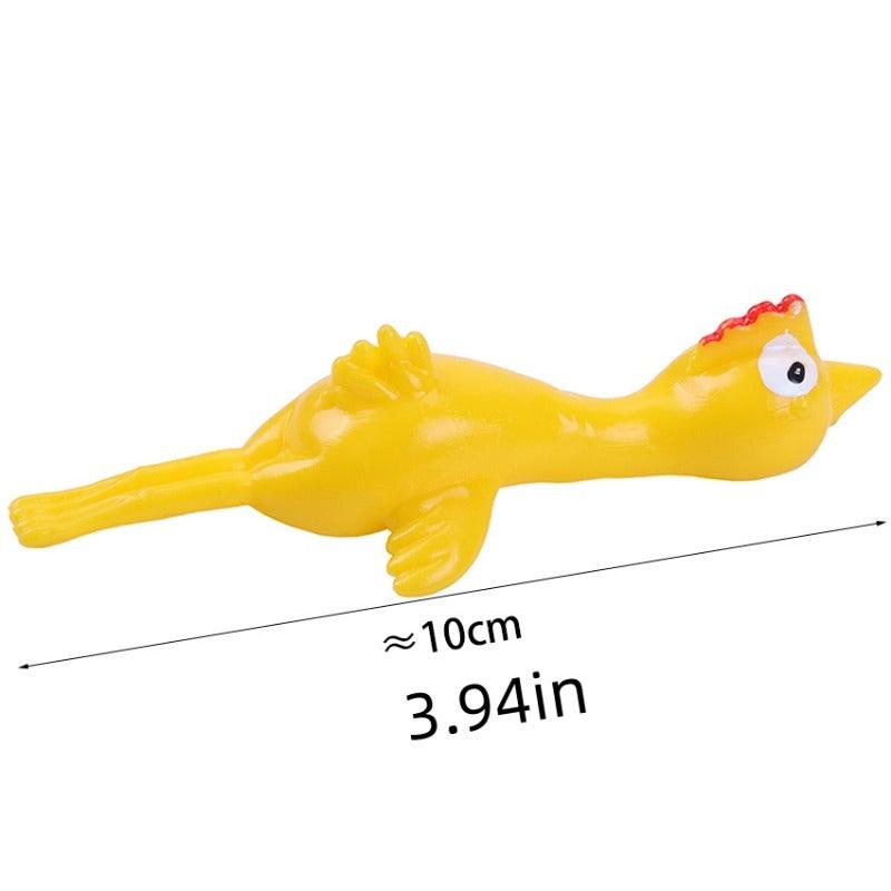 5pcs Slingshot Chick Catapult Flying Finger Birds Sticky Toy