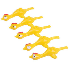 5pcs Slingshot Chick Catapult Flying Finger Birds Sticky Toy