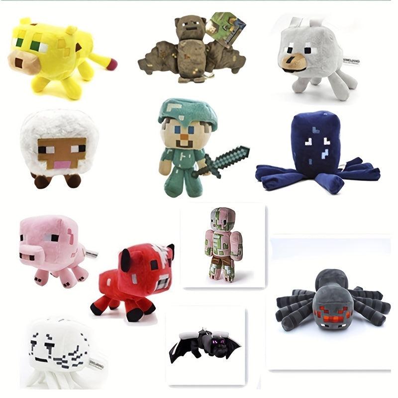 Stuffed Plush Toys Doll Bat Squid Mooshroom Sheep Kids Birthday Gift