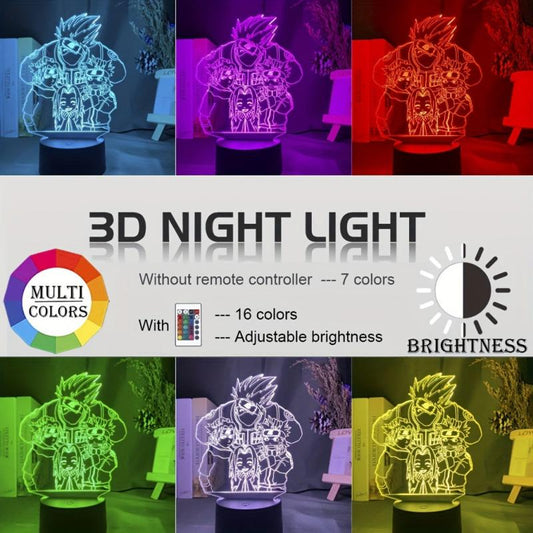 3D LED Night Light Table Lamp Home Decor Birthday Gift Camping
