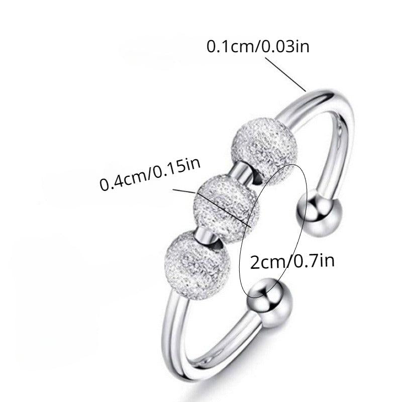 Stainless Steel Anxiety Relief Ring Anti Stress Toy