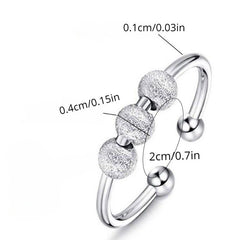 Stainless Steel Anxiety Relief Ring Anti Stress Toy